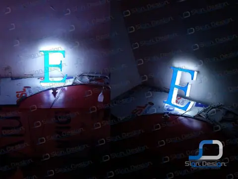 Azure zamzama 3d signage