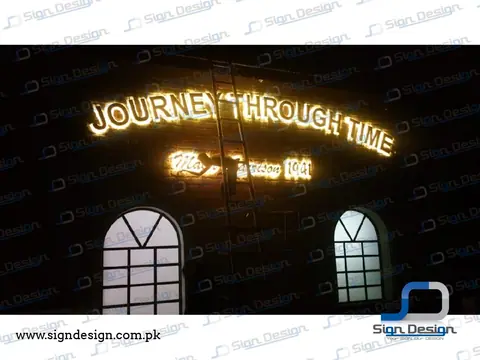 Malir Cantt Museum 3D MS Signage