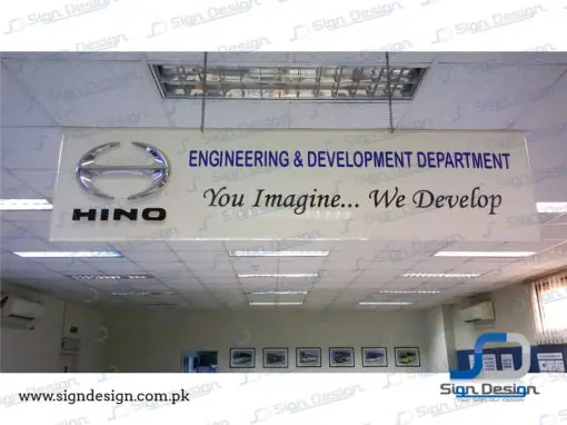 Hino Motors Indoor Signs