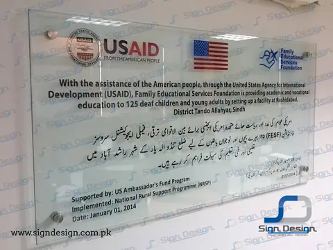 US AID Signage – project image 1