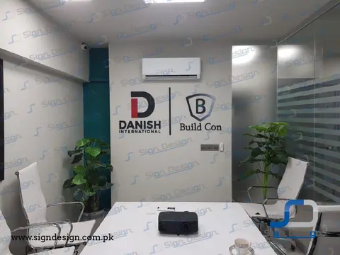 Danish - Build Con 3D Indoor Office Sign
