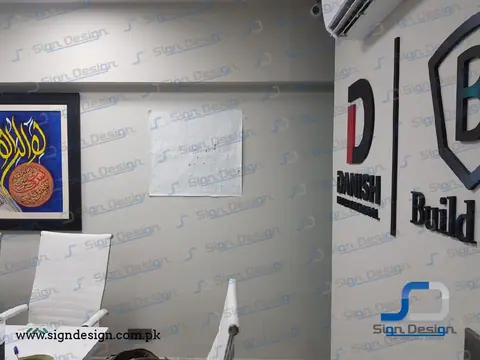 Danish - Build Con 3D Indoor Office Sign