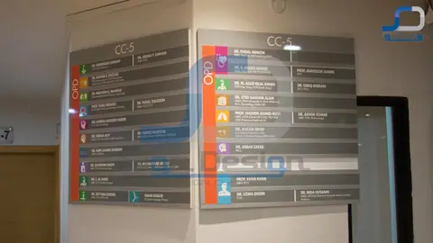 Ziauddin Hospital Signage – project image 5