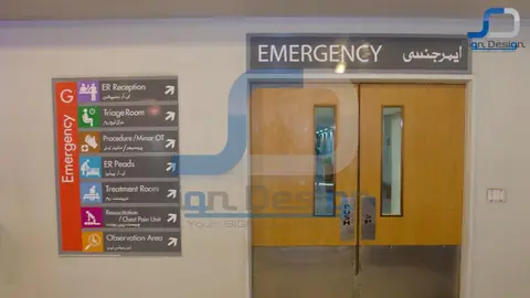 Ziauddin Hospital Signage – project image 16