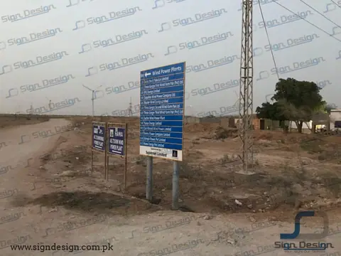 Directory Sign Installed at Jhimpir – project image 4