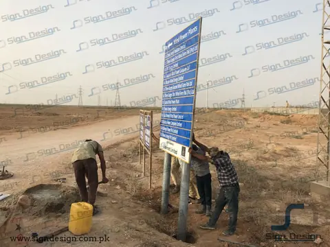 Directory Sign Installed at Jhimpir – project image 2
