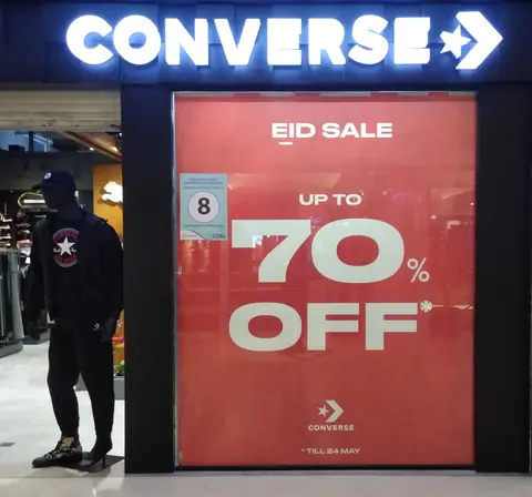 Converse branding dolmen mall clifton