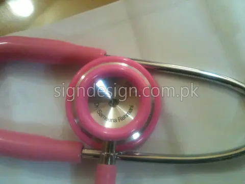 Stethoscope Engraving on 3M Littmann and MDF – project image 12
