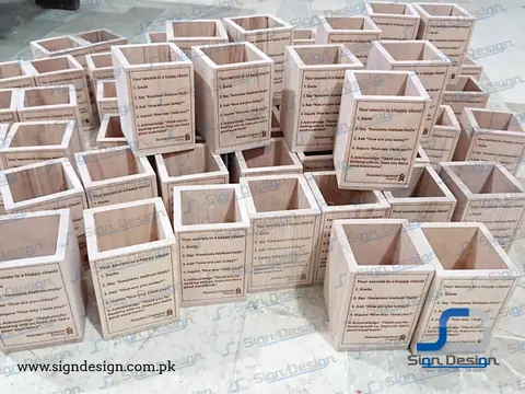 Standard Chartered Pen Jars – project image 3