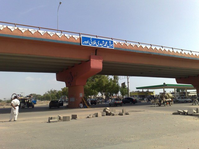 Hyderabad Flyover Name Sign