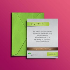 Invitation Cards in Karachi
