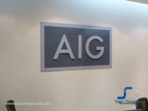 AIG Signage Karachi