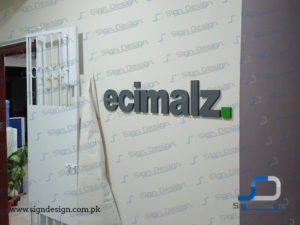 3D acrylic letters cutting signage-decimalz