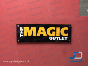 3D office wallmount signs