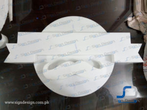 Bun ka baap 3D Vinyl Cut Letters Logo