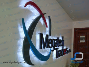 k2 airways 3D laser cut letters sign