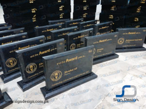 roche memento award marble uv printing