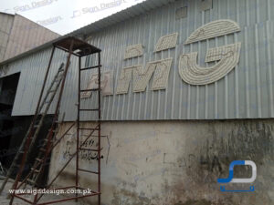 AMG the automotive garage 3d acrylic signage