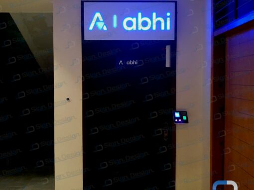 Abhi 3D Front lite Signage and Indoor Signs