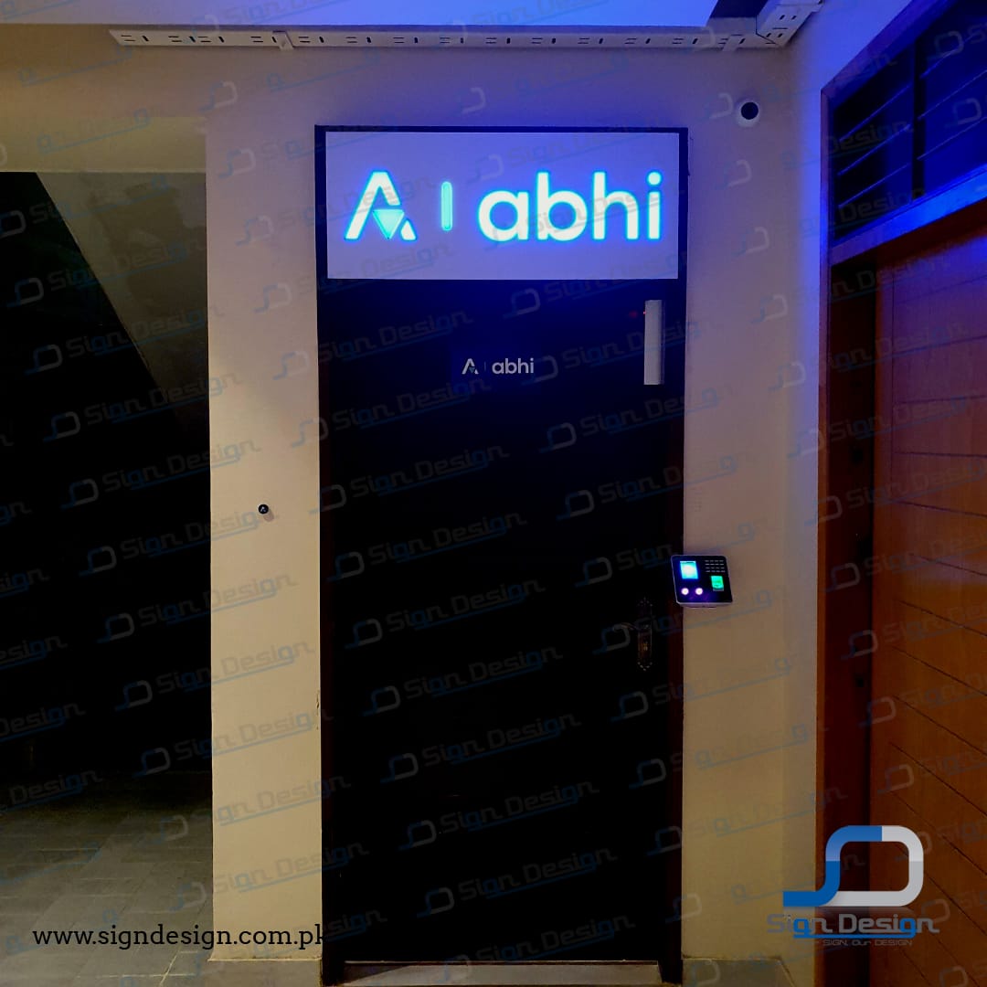 Abhi office 3D Frontlit Signage