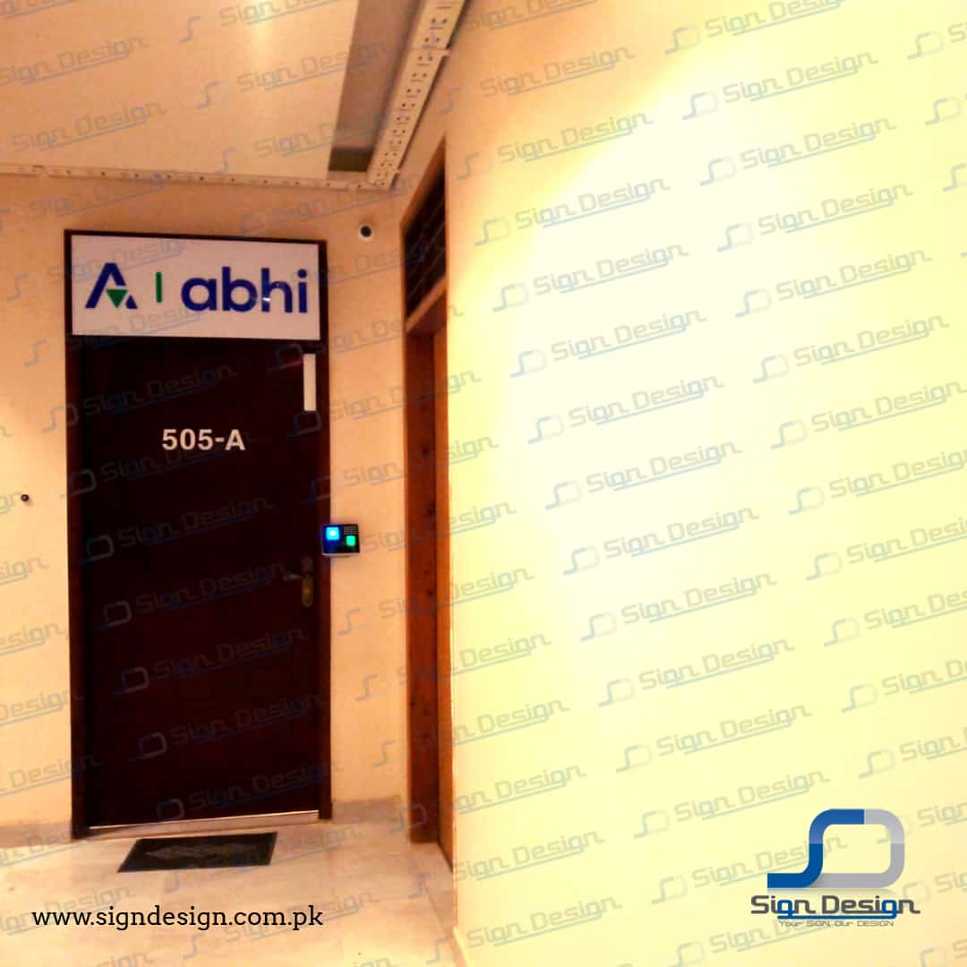 Abhi office 3D Frontlit Signage