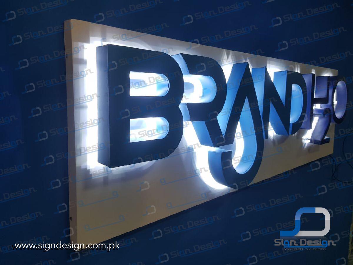 BrandH2O 3D Backlit Signage