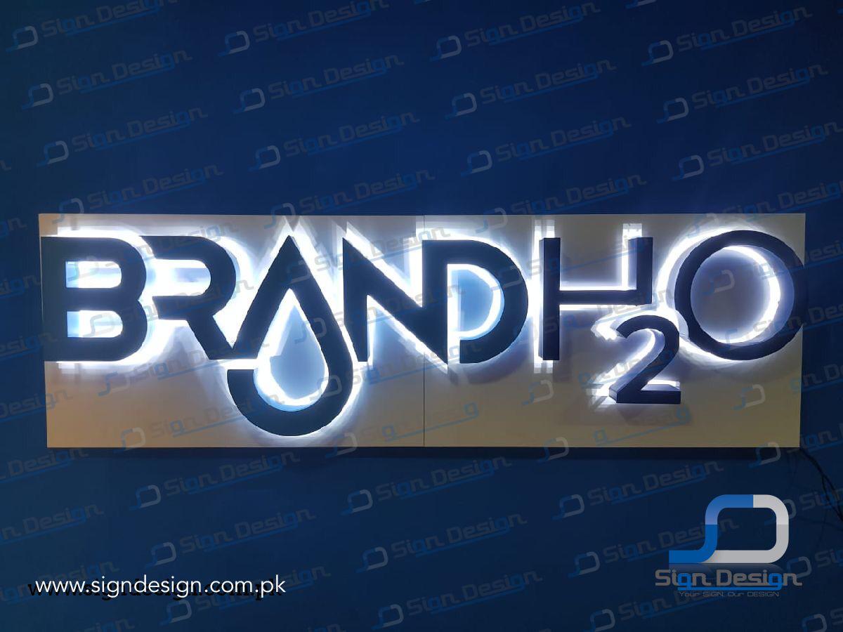 BrandH2O 3D Backlit Signage