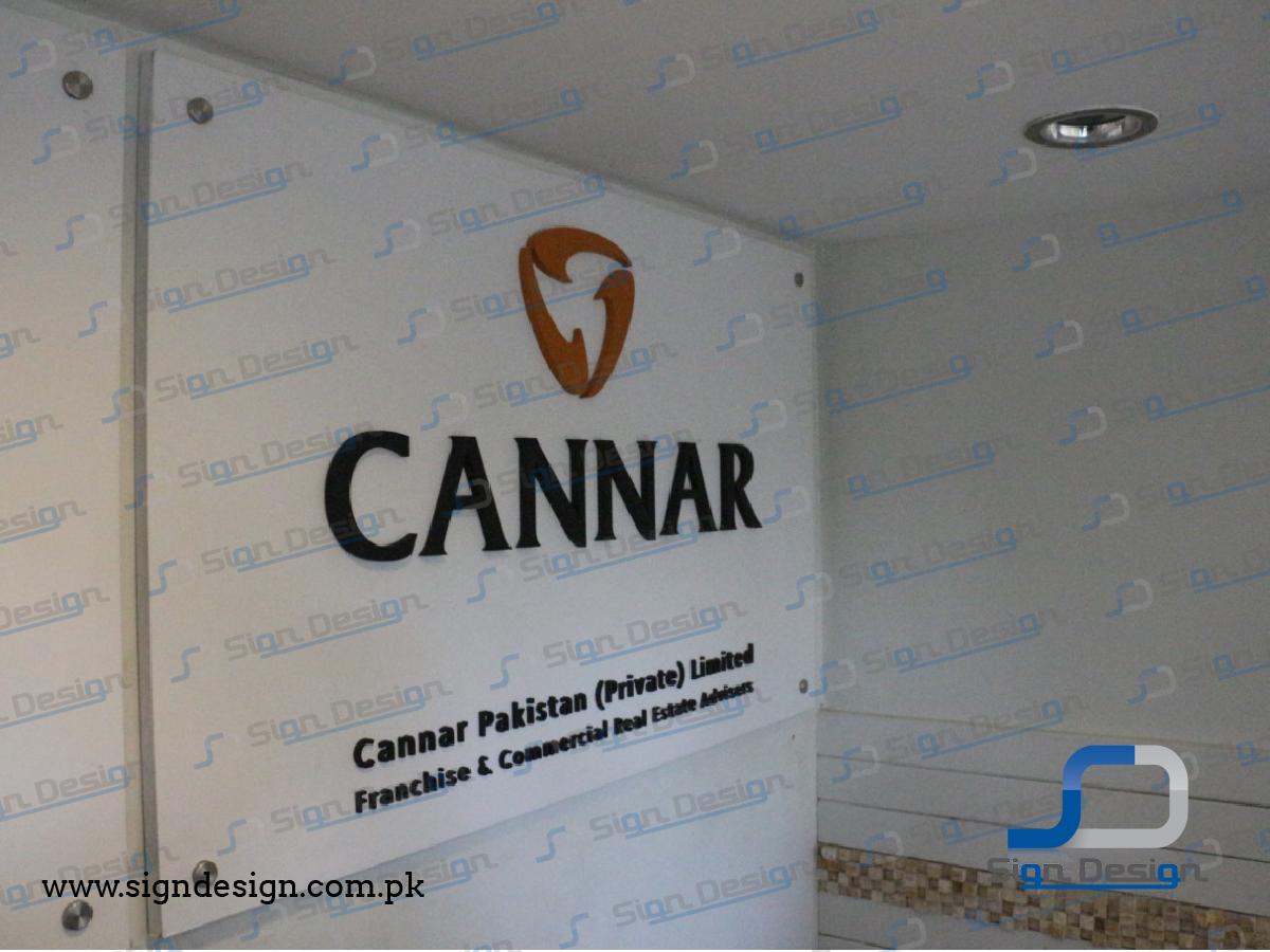 Cannar Crowe Indoor Wall Mount Signage