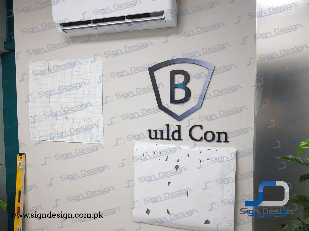 Danish - Build Con 3D Indoor Office Sign
