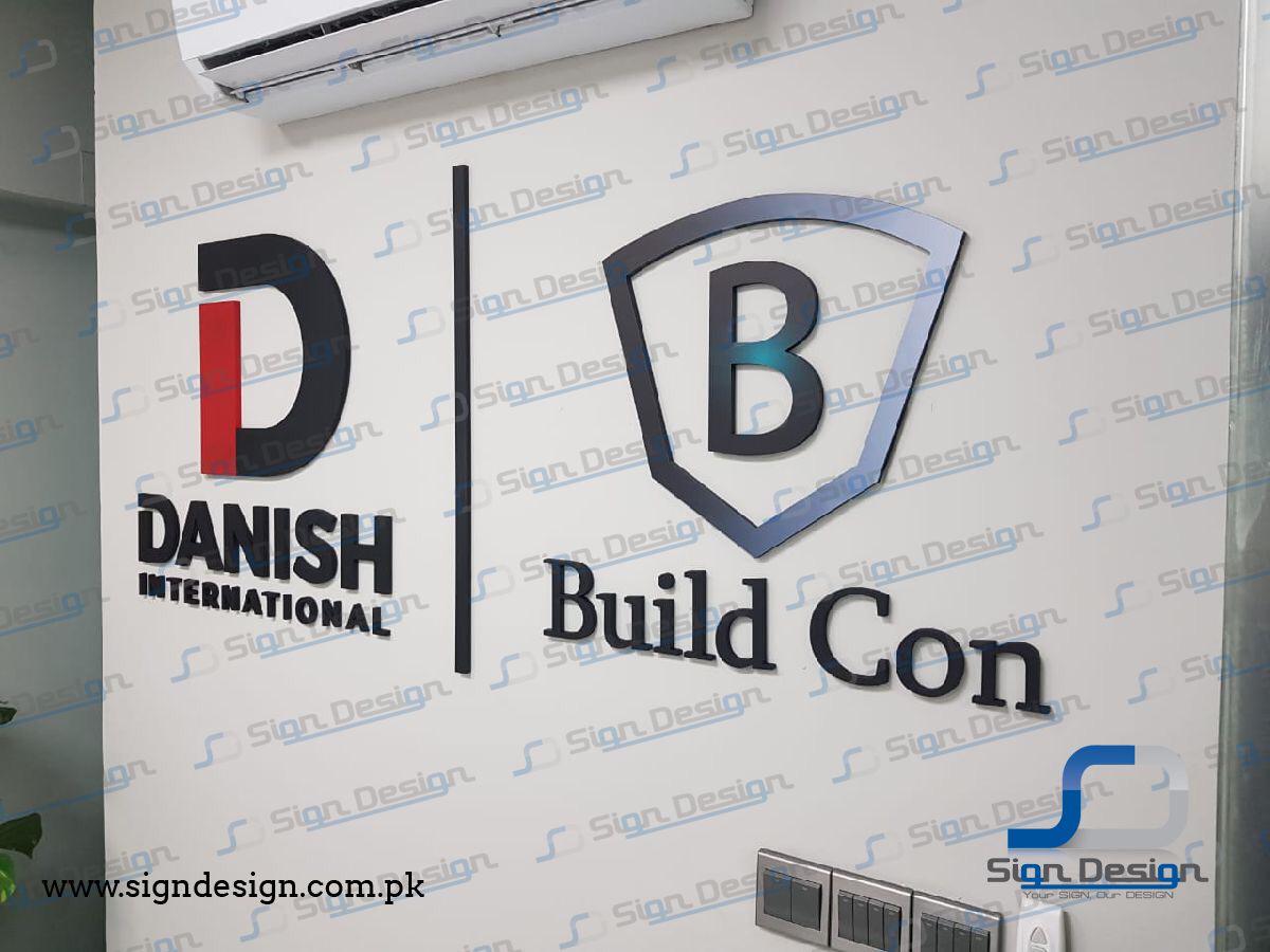Danish - Build Con 3D Indoor Office Sign