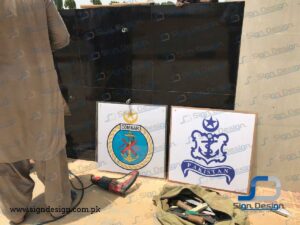 Inauguration Plaque for COMKAR Karsaz Black Granite