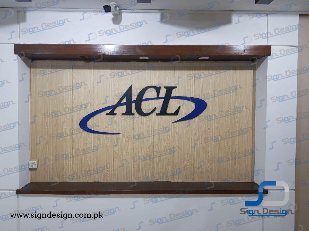 Outdoor 3D Solid Acrylic Sign