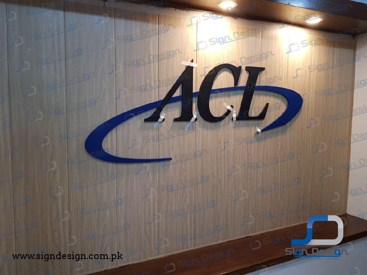Outdoor 3D Solid Acrylic Sign