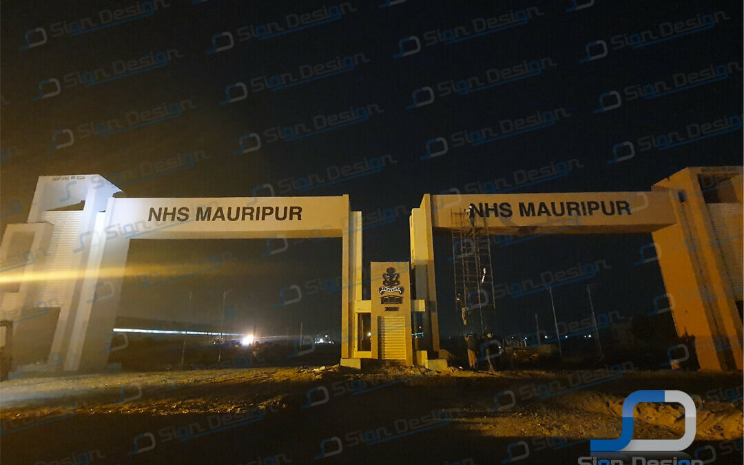 3D Signage made in Foamboard Navy Housing Scheme Mauripur Karachi